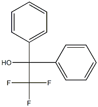 α-(トリフルオロメチル)ベンズヒドリルアルコール 化学構造式
