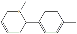 1-Methyl-2-(4-methylphenyl)-1,2,3,6-tetrahydropyridine Structure
