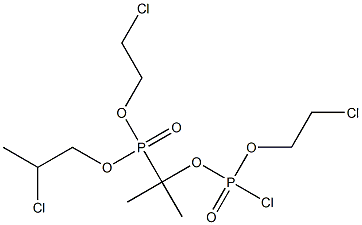 1-[Chloro(2-chloroethoxy)phosphinyloxy]-1-methylethylphosphonic acid 2-chloroethyl 2-chloropropyl ester|