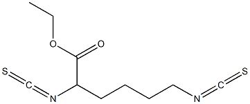 2,6-Bis(isothiocyanato)hexanoic acid ethyl ester Structure