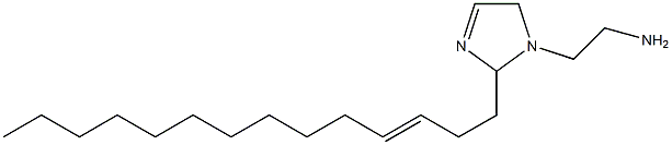 1-(2-Aminoethyl)-2-(3-tetradecenyl)-3-imidazoline 结构式