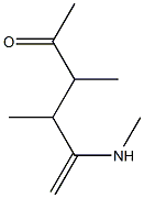 3,4-Dimethyl-2-[methylamino]-1-hexen-5-one|