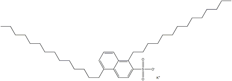  1,5-Ditetradecyl-2-naphthalenesulfonic acid potassium salt