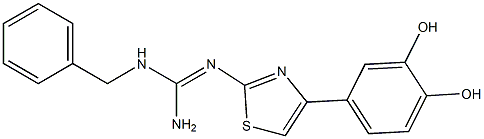 2-[[Amino(benzylamino)methylene]amino]-4-(3,4-dihydroxyphenyl)thiazole