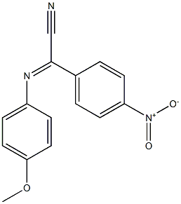 (4-Methoxyphenylimino)(4-nitrophenyl)acetonitrile Structure