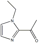 1-エチル-2-アセチル-1H-イミダゾール 化学構造式