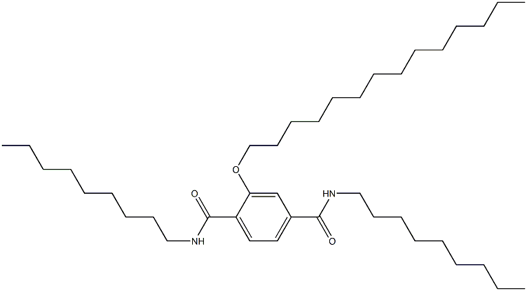 2-(Tetradecyloxy)-N,N'-dinonylterephthalamide,,结构式