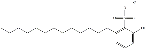 2-Hydroxy-6-tridecylbenzenesulfonic acid potassium salt|