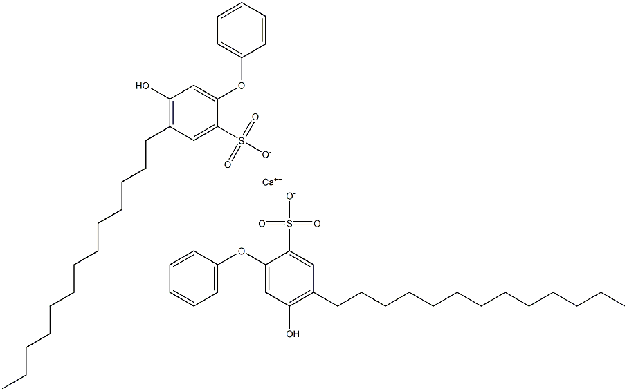 Bis(5-hydroxy-4-tridecyl[oxybisbenzene]-2-sulfonic acid)calcium salt