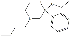 2-Ethoxy-4-butyl-2-phenylmorpholine Structure