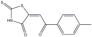 Dihydro-2-thioxo-5-[(4-methylbenzoyl)methylene]thiazol-4(5H)-one