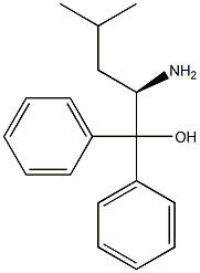 (+)-[(R)-1-Amino-3-methylbutyl]diphenylmethanol Structure
