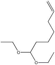 6-ヘプテナールジエチルアセタール 化学構造式