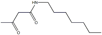 N-Heptylacetoacetamide Structure