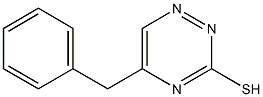 5-Benzyl-1,2,4-triazine-3-thiol,,结构式