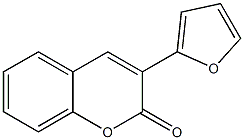 3-(2-Furyl)-2H-1-benzopyran-2-one Structure