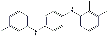 N-(2,3-Dimethylphenyl)-N'-(3-methylphenyl)-p-phenylenediamine Struktur