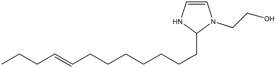 2-(8-ドデセニル)-4-イミダゾリン-1-エタノール 化学構造式