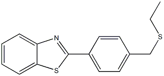  2-[4-[(Ethylthio)methyl]phenyl]benzothiazole