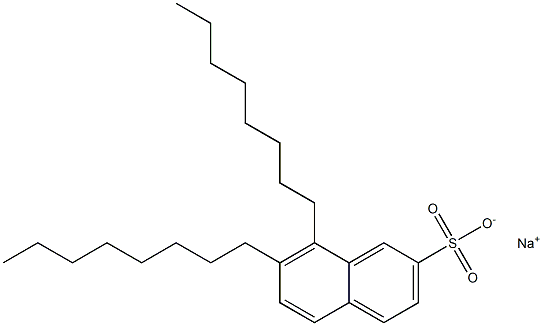 7,8-Dioctyl-2-naphthalenesulfonic acid sodium salt