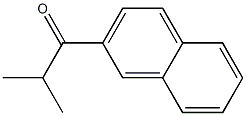 イソプロピル(2-ナフチル)ケトン 化学構造式