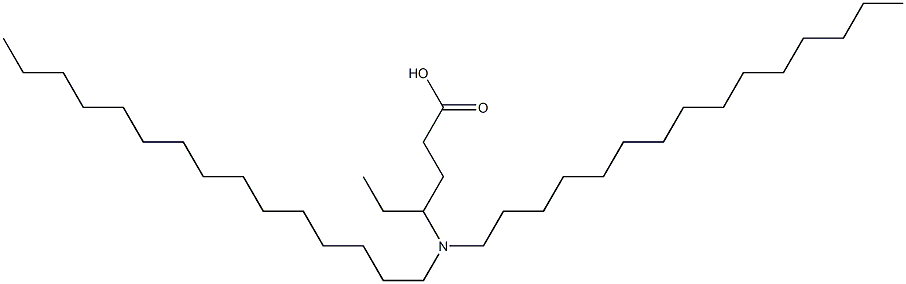 4-(Dipentadecylamino)hexanoic acid Structure