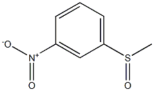 Methyl 3-nitrophenyl sulfoxide Structure