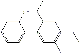 2-(2,4,5-Triethylphenyl)phenol Structure