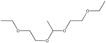 1,1-Di(2-ethoxyethoxy)ethane Struktur