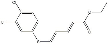 (2E)-5-[(3,4-Dichlorophenyl)thio]-2,4-pentanedienoic acid ethyl ester