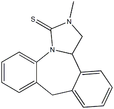 2-Methyl-1,2,9,13b-tetrahydro-3H-dibenz[c,f]imidazo[1,5-a]azepine-3-thione