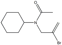  N-Cyclohexyl-N-(2-bromoallyl)acetamide