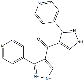 (4-Pyridyl)(1H-pyrazol-4-yl) ketone,,结构式