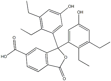  1,1-Bis(2,3-diethyl-5-hydroxyphenyl)-1,3-dihydro-3-oxoisobenzofuran-6-carboxylic acid