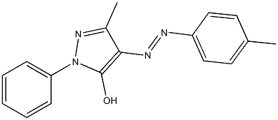 3-Methyl-1-phenyl-4-(p-tolylazo)-1H-pyrazol-5-ol|