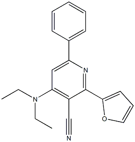 2-(2-Furanyl)-4-(diethylamino)-6-phenylpyridine-3-carbonitrile