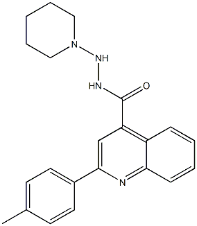 N'-Piperidino-2-(4-methylphenyl)quinoline-4-carbohydrazide