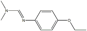 N,N-Dimethyl-N'-(4-ethoxyphenyl)formamidine Structure