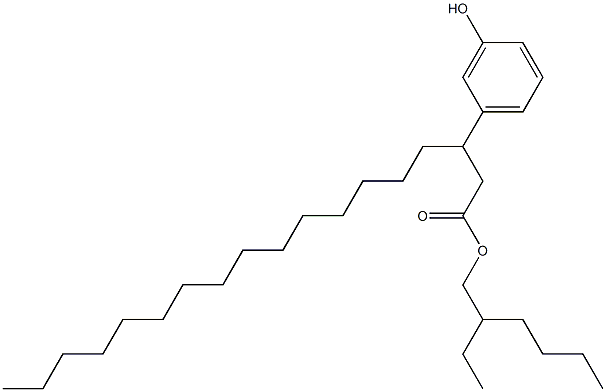 3-(3-Hydroxyphenyl)stearic acid 2-ethylhexyl ester