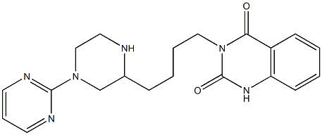 3-[4-[4-(2-Pyrimidinyl)-2-piperazinyl]butyl]quinazoline-2,4(1H,3H)-dione