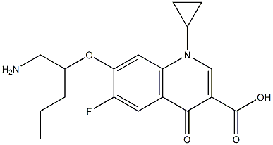 7-[1-(Aminomethyl)butoxy]-1-cyclopropyl-6-fluoro-1,4-dihydro-4-oxoquinoline-3-carboxylic acid