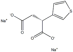 [R,(-)]-2-(3-Thienyl)succinic acid disodium salt Struktur