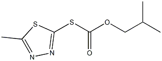 2-Isobutyloxycarbonylthio-5-methyl-1,3,4-thiadiazole