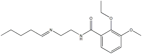 2-Ethoxy-3-methoxy-N-[2-(pentylideneamino)ethyl]benzamide