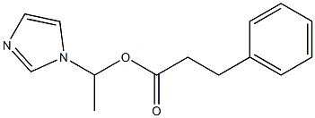 3-Phenylpropionic acid 1-(1H-imidazol-1-yl)ethyl ester