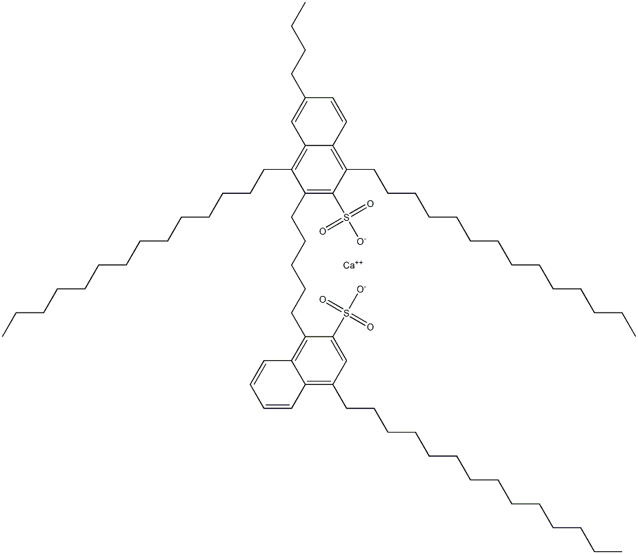  Bis(1,4-ditetradecyl-2-naphthalenesulfonic acid)calcium salt