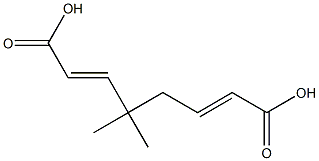 Bisacrylic acid 1,1-dimethylethylene ester Structure