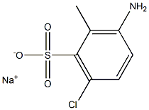 3-Amino-6-chloro-2-methylbenzenesulfonic acid sodium salt,,结构式