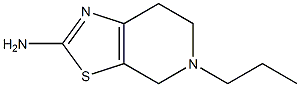 2-Amino-4,5,6,7-tetrahydro-5-propyl-thiazolo[5,4-c]pyridine Structure