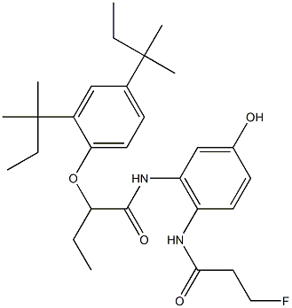  4-(3-Fluoropropionylamino)-5-[2-(2,4-di-tert-amylphenoxy)butyrylamino]phenol